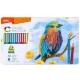 Цветни моливи Deli Color Emotion, 36 цвята, в метална кутия