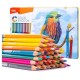 Цветни моливи Deli Color Emotion, 36 цвята, в метална кутия