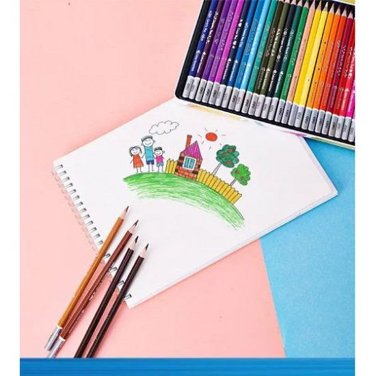 Цветни моливи Deli Color Emotion, 36 цвята, в метална кутия