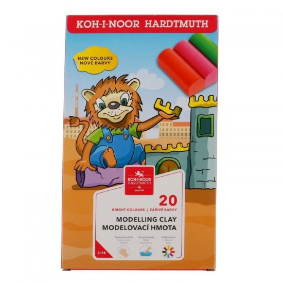 Пластилин Koh-i-noor, 20 цвята