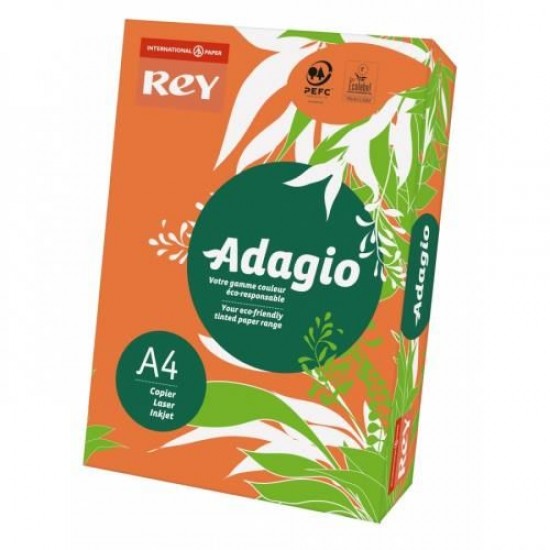 Цветна копирна хартия Rey Adagio, intense, A4, 80 г/кв.м, 500 л