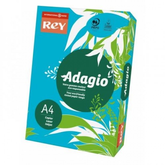 Цветна копирна хартия Rey Adagio, intense, A4, 80 г/кв.м, 500 л