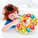 Образователна играчка, Hape, Дървен пъзел и часовник