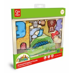 Образователен дървен пъзел, Hape, Царството на животните