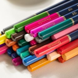 Акварелни цветни моливи Deli Finenolo EC129-36, 36 цвята + четка, в метална кутия