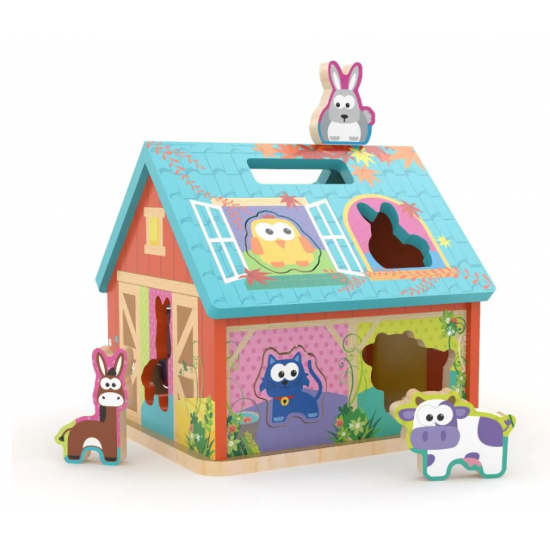 Дървена къща сортер - Ферма J'adore