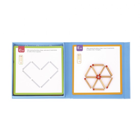 Задачи с магнитни кибритени клечки