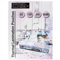 Фолио за ламиниране Grafos, A4, 80 µm, 216/303 mm