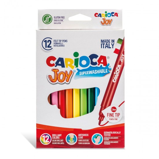 Флумастери Carioca Joy 12 цвята
