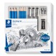 Комплект моливи и тънкописци Staedtler Lumograph Sketching Комплект моливи и тънкописци Staedtler Lumograph Sketching