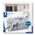 Комплект моливи Staedtler Lumograph Charcoal