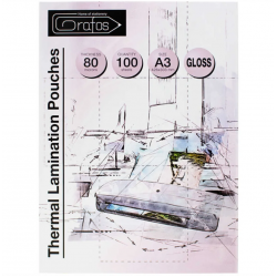 Фолио за ламиниране Grafos, A3, 80 µm, 426/303 mm