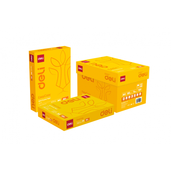 Хартия Deli Easy Copy, А4, 80 g, опаковка 500 листа