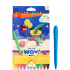 Пастели пластик Deli Color wow, 12 цвята