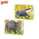 Дървени кубчета Goki - Горски животни