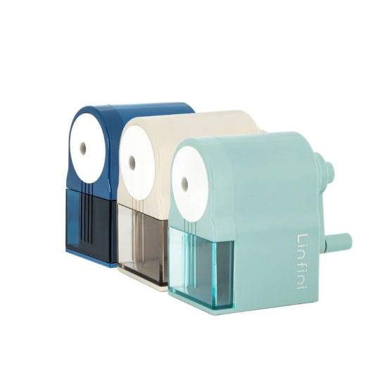 Настолна единична острилка с контейнер Deli Linfini 