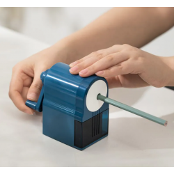 Настолна единична острилка с контейнер Deli Linfini 