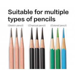 Настолна единична острилка с контейнер Deli