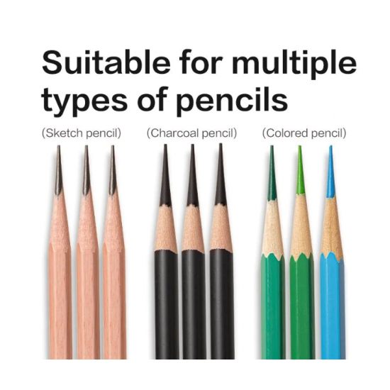 Настолна единична острилка с контейнер Deli