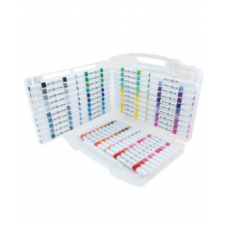 Акрилни двувърхи маркери Flexy Chisel 60 + 2 