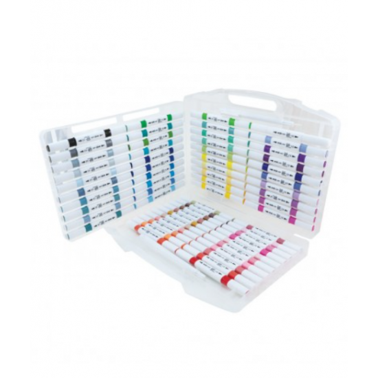 Акрилни двувърхи маркери Flexy Chisel 60 + 2 