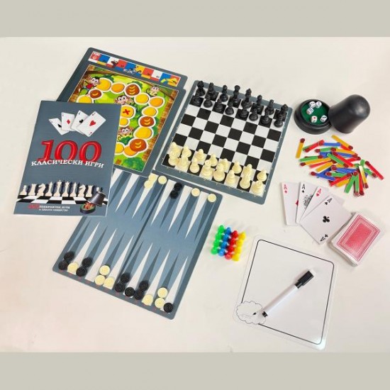 Игра настолна 100 Класически игри 8+