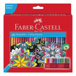 Цветни моливи Faber Castell Castle, 60 цвята