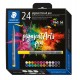 Флумастери Staedtler Pigment Brush 371, 24 цвята
