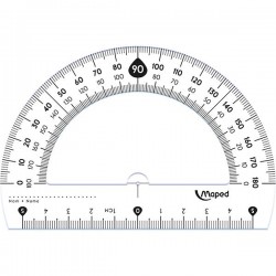  Транспортир Maped Essentials 180°х10см.
