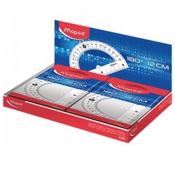  Транспортир Maped Essentials 180°х10см.
