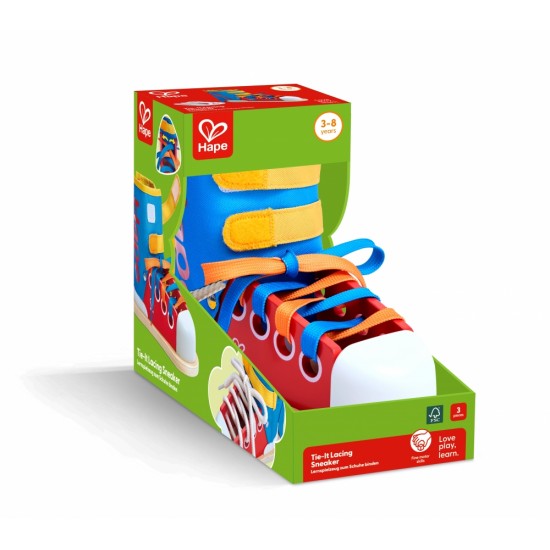 Образователна играчка, Hape, Дървена обувка