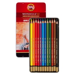 Комплект акварелни цветни моливи “Монделуз” - 12 цвята