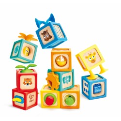 Комплект кубчета за откритие, Hape, 10 части