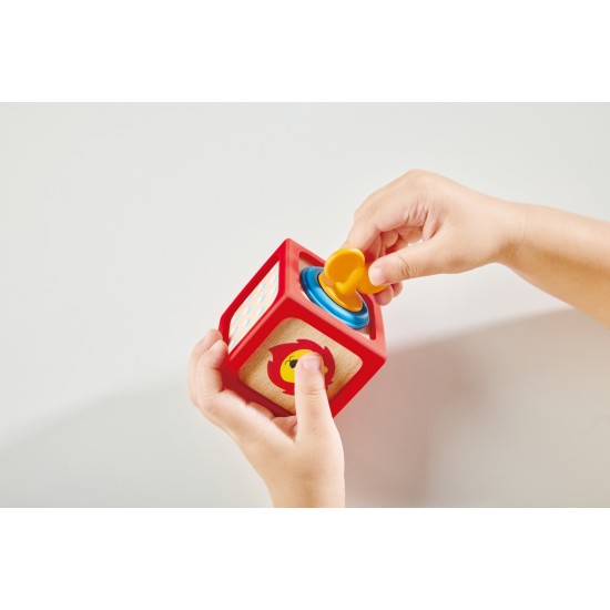 Комплект кубчета за откритие, Hape, 10 части