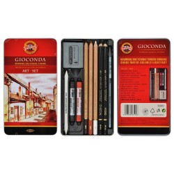 Комплект моливи и креди за графика - Koh-i-noor Gioconda 8890