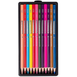 Цветни моливи Deli Color Emotion - EC00200, 12 цвята