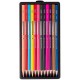 Цветни моливи Deli Color Emotion - EC00200, 12 цвята