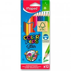 MAPED Цветни моливи Color'Peps 12 цвята