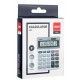 Калкулатор Deli Easy E1217, настолен, 12 dgt, бял