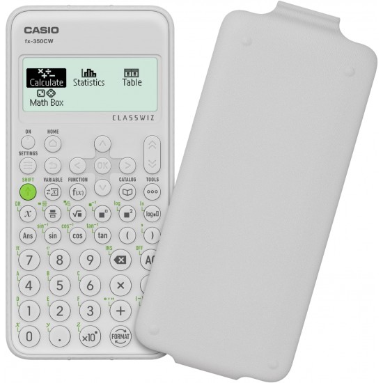 Научен калкулатор CASIO Classwiz fx-350CW, 10+2 dgt, 290+ функции, 162х77х14 мм, сив