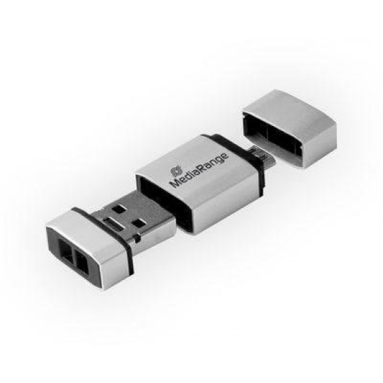 Преносима памет USB 2.0 + microUSB MediaRange 16GB