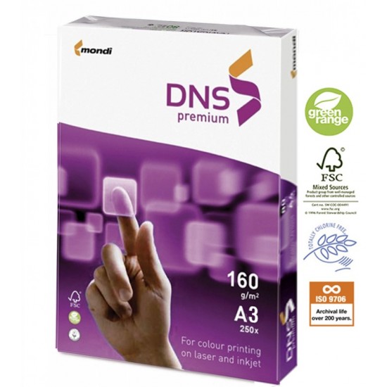 Картон копирен DNS PREMIUM - 160 грама, Mondi, А3