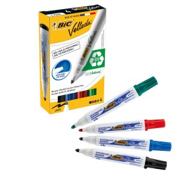 Маркер за бяла дъска BIC Eco Velleda 1704 - 4 бр.