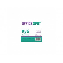 Куб Office Spot бели листа 80х80 mm