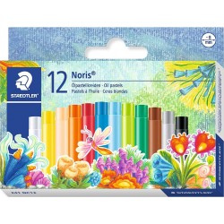 Пастели Staedtler Noris Club 241, маслени, 12 цвята