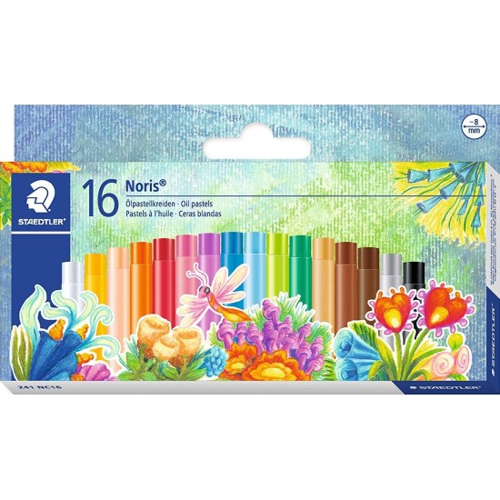 Пастели Staedtler Noris Club 241, маслени, 16 цвята