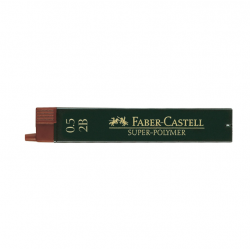Faber-Castell Мини графити Super-Polymer, 0.5 mm, 2B, 12 броя