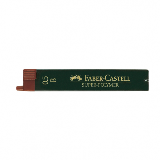 Faber-Castell Мини графити Super-Polymer, 0.5 mm, B, 12 броя
